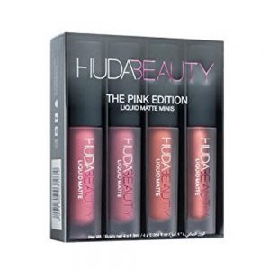 huda beauty the pink edition liquid matte mini 4 pcs