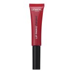 l'oreal matte infallible lip paint 205 apocalypse red