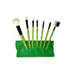 London pride makeup brush set - 7 brushes- green